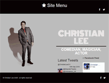 Tablet Screenshot of christianleeshow.biz